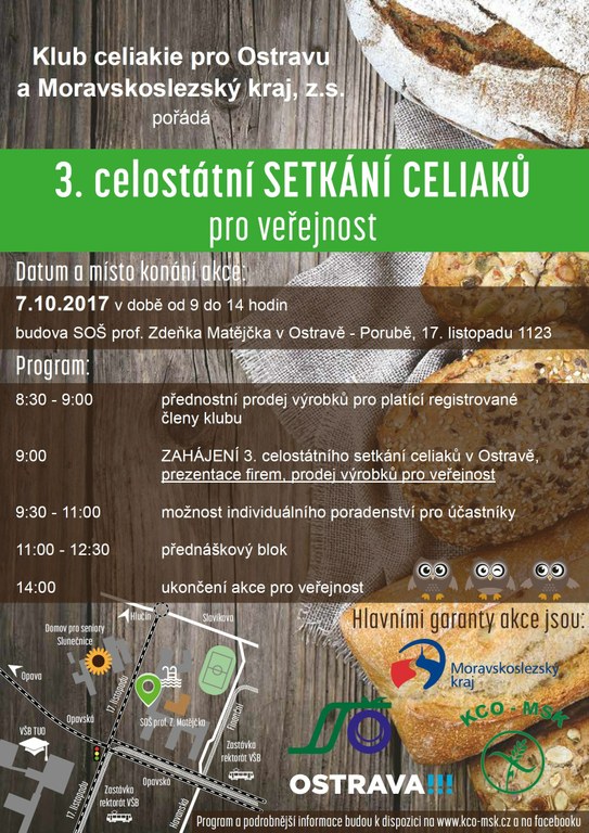 3. celostátní setkání celiaků v Ostravě