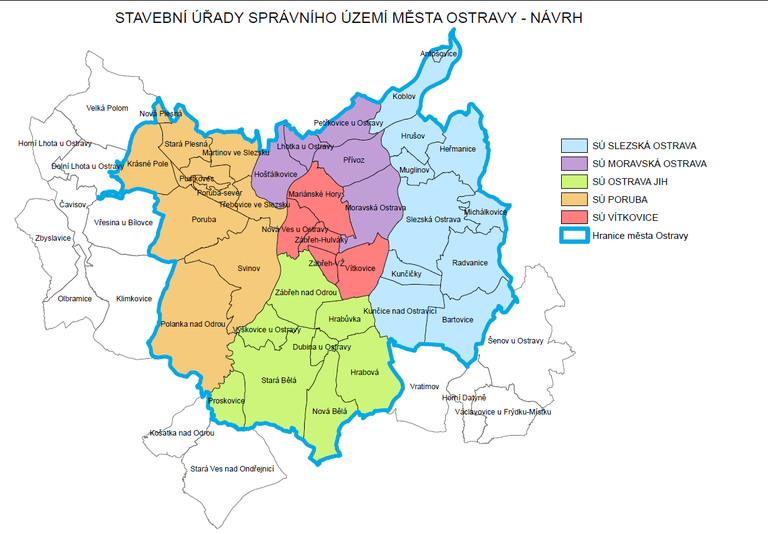 Jaké jsou změny v oblasti nového stavebního zákona a počtu stavebních úřadů na území města?