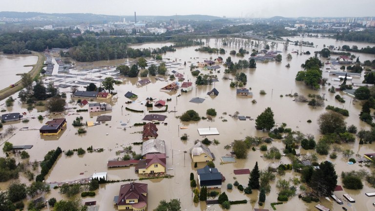 Moravskoslezský kraj mapuje škody po povodních. Nahlaste svou škodu.